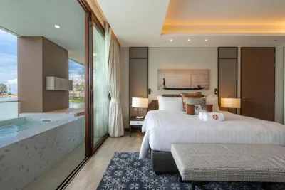 Apartment mit zwei Schlafzimmern und Seeblick — ANGSANA Oceanview apartments with jacuzzi in Laguna area